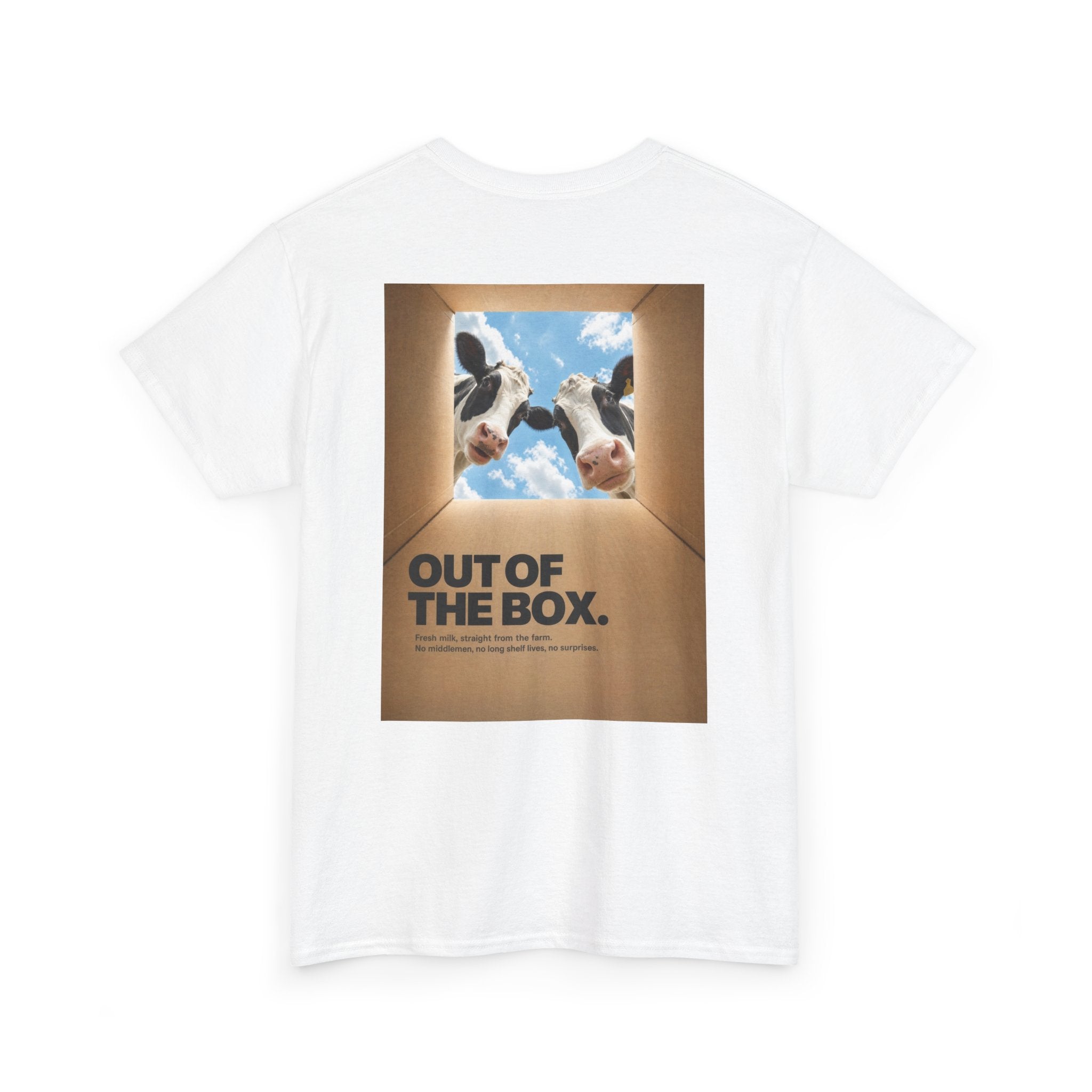 "Out of the Box" Funny Cow Graphic Tee