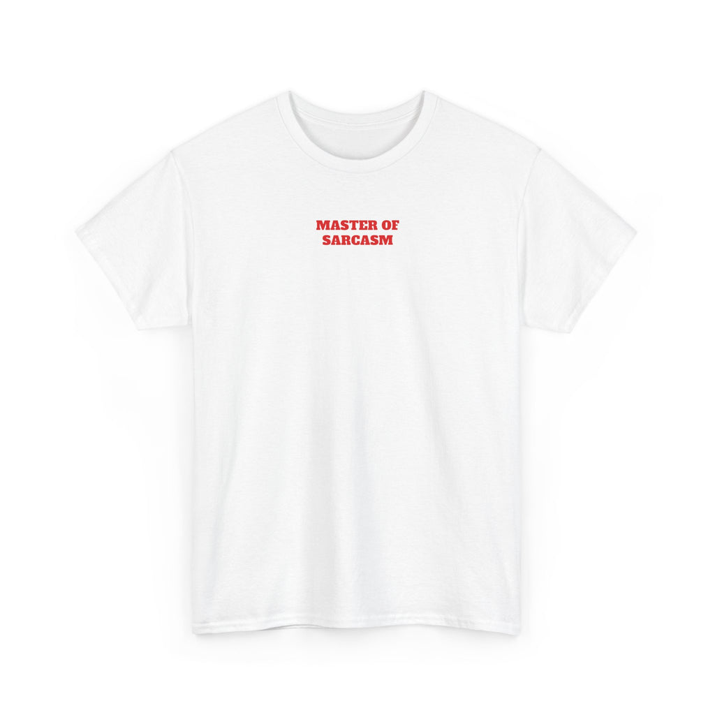 "Master of Sarcasm" Minimalist Graphic Tee