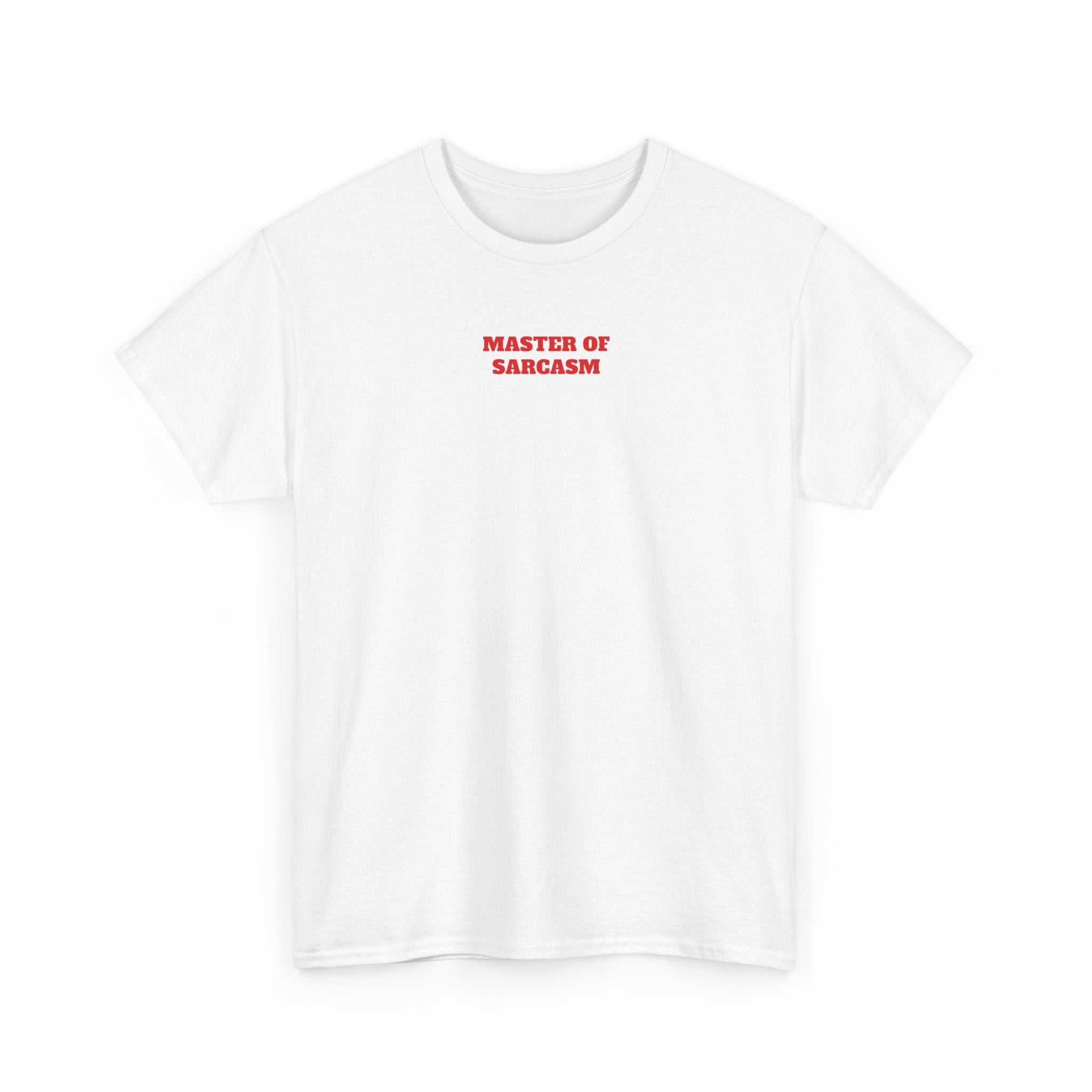 "Master of Sarcasm" Minimalist Graphic Tee