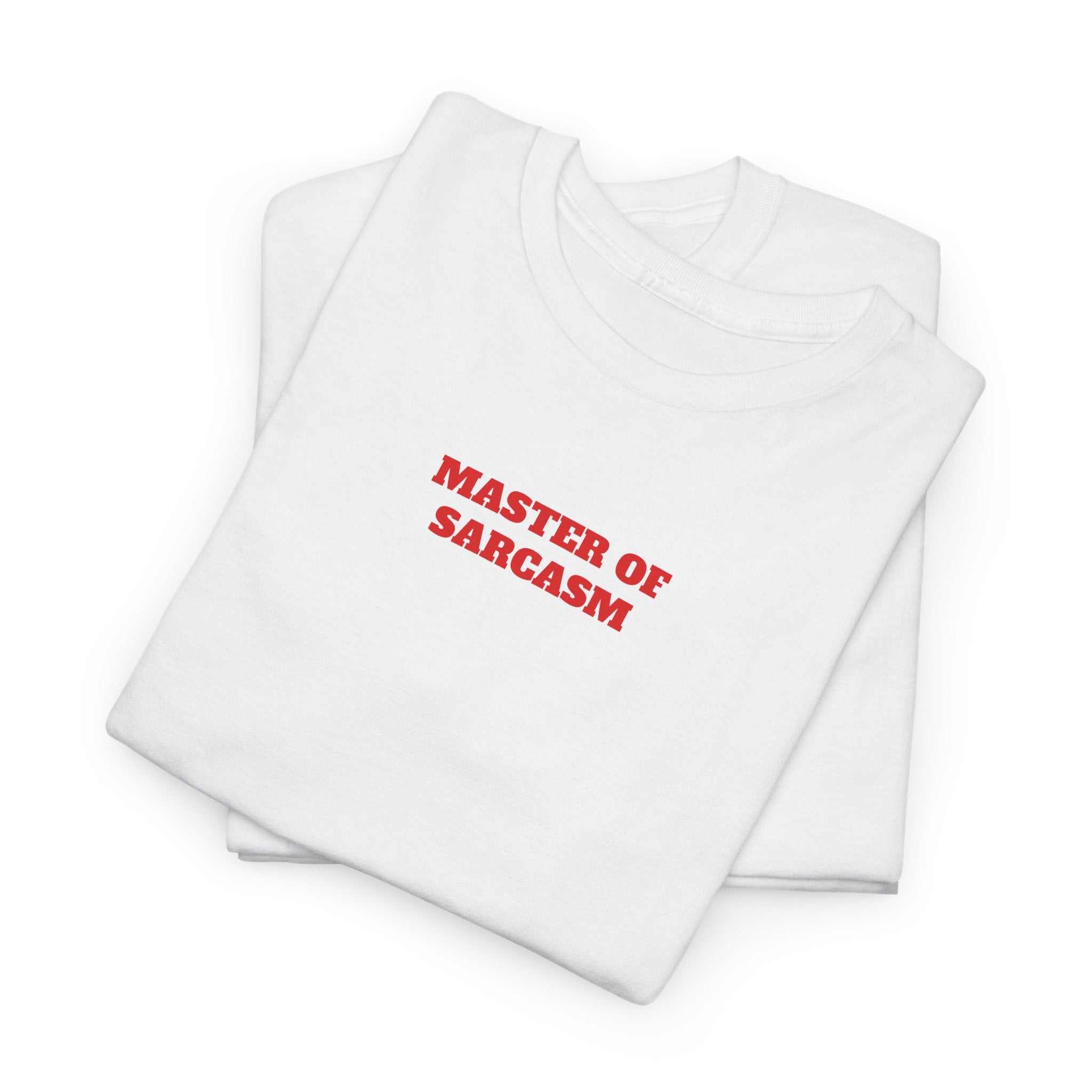 "Master of Sarcasm" Minimalist Graphic Tee