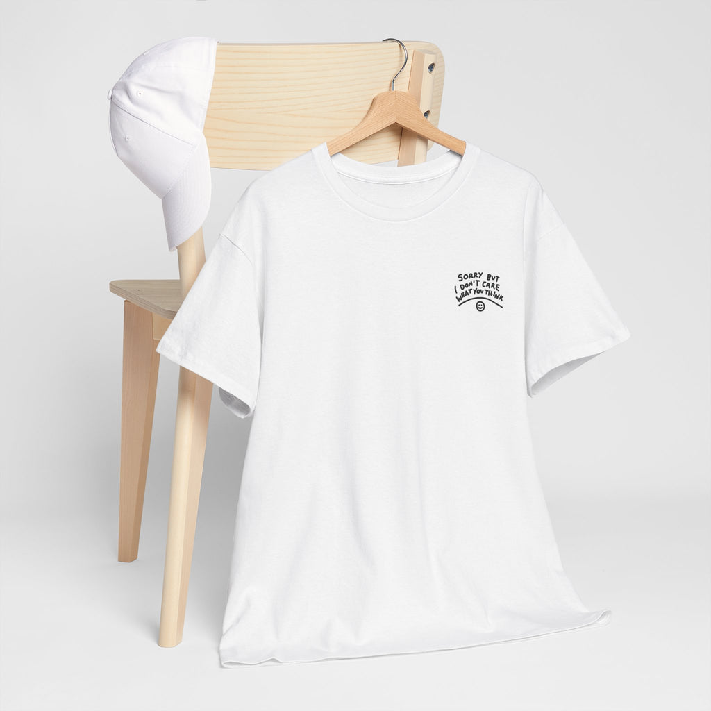 "Save Your Opinion" Funny Sarcastic Raccoon Graphic Tee