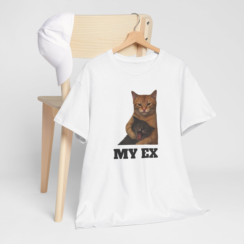 "Cat My Ex" Funny Cat Lover Graphic Tee