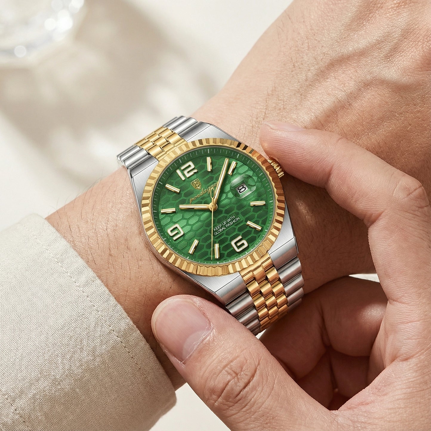 Carnival Classic Steel Timepiece