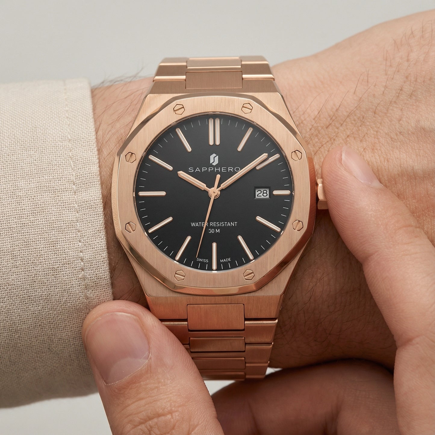 Sapphero Executive Calendar Watch