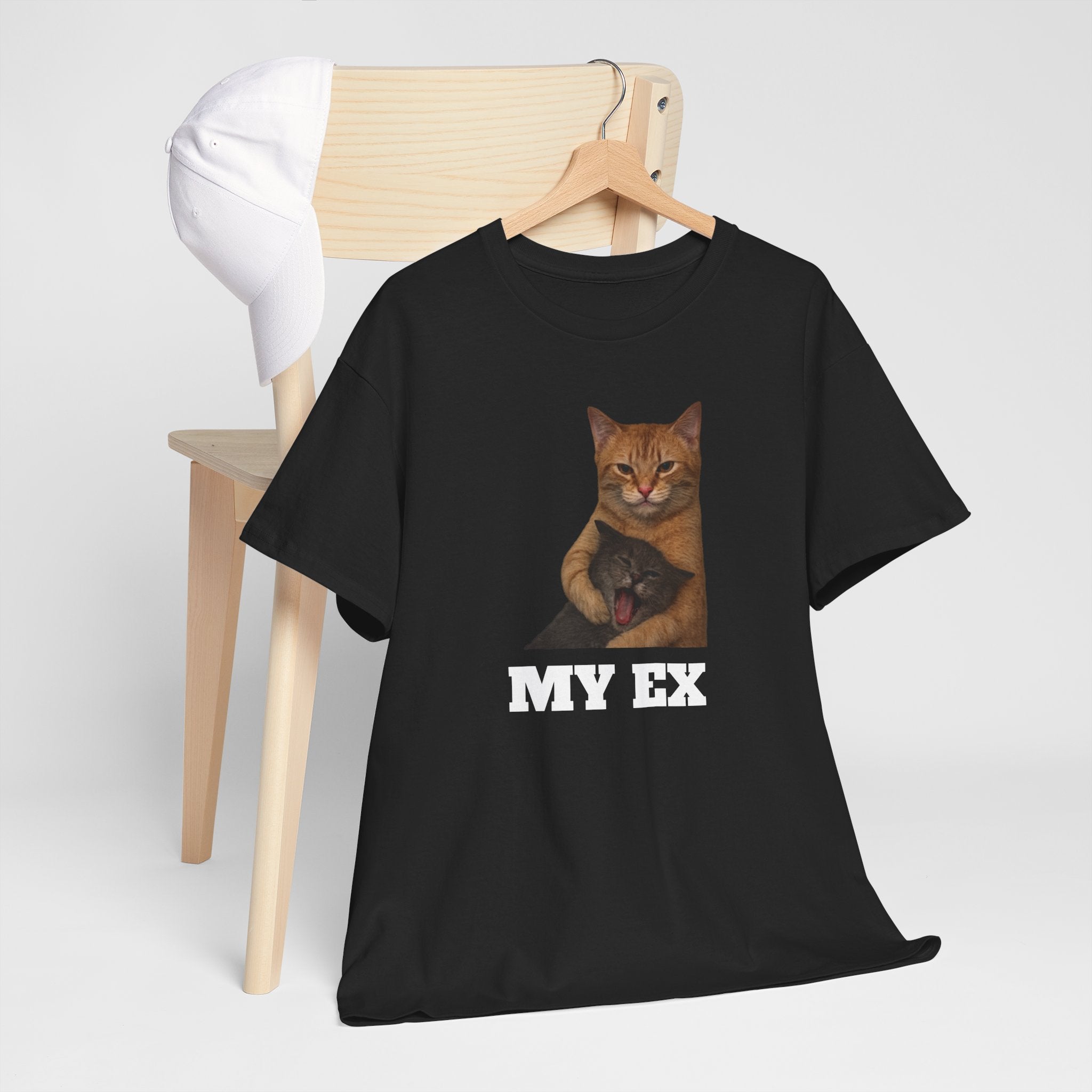 "Cat My Ex" Funny Cat Lover Graphic Tee