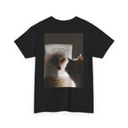 "Relax, You Will Ruin Everything" Funny Anxiety Cat Graphic Tee