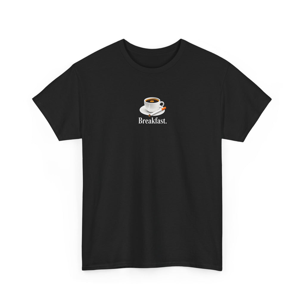 "Breakfast." Coffee Graphic Tee