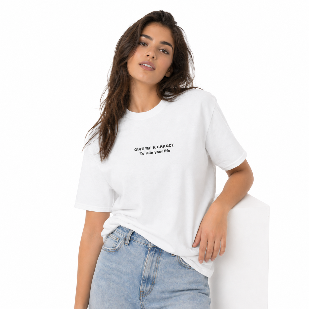 "Give Me a Chance" Motivational Graphic Tee