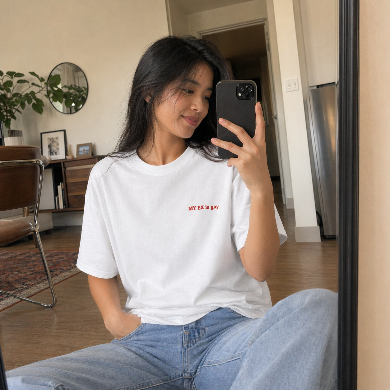 "My Ex Is Gay" Funny Graphic Tee