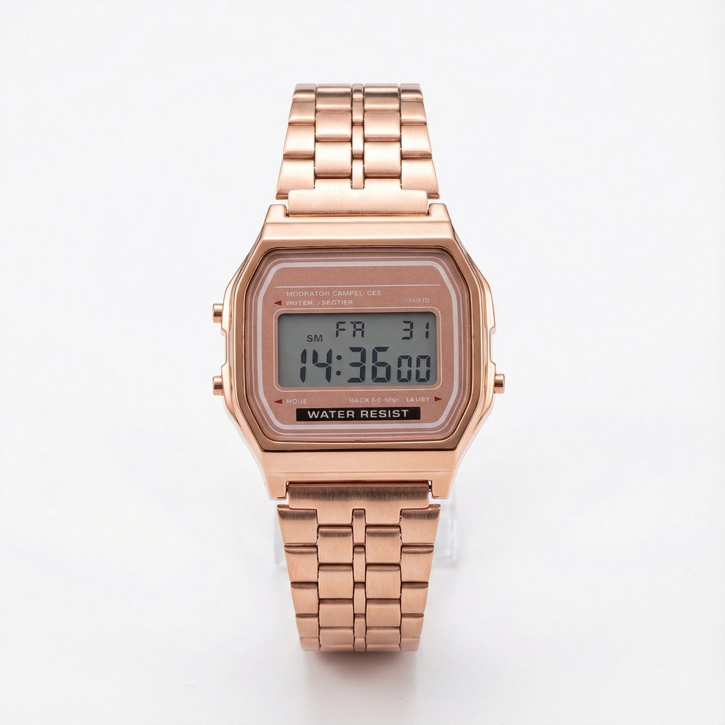 CE&ROHS Retro Digital Steel Watch